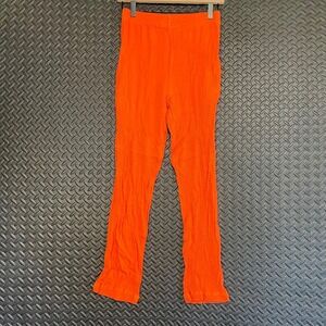 Vintage Truffles Orange Truffles Made In USA‎ Pants Rayon Blend Women's Size M